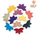 Cuir : le lotus 30 x 18 mm