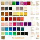 Cuir : la tulipe 21 x 20 mm