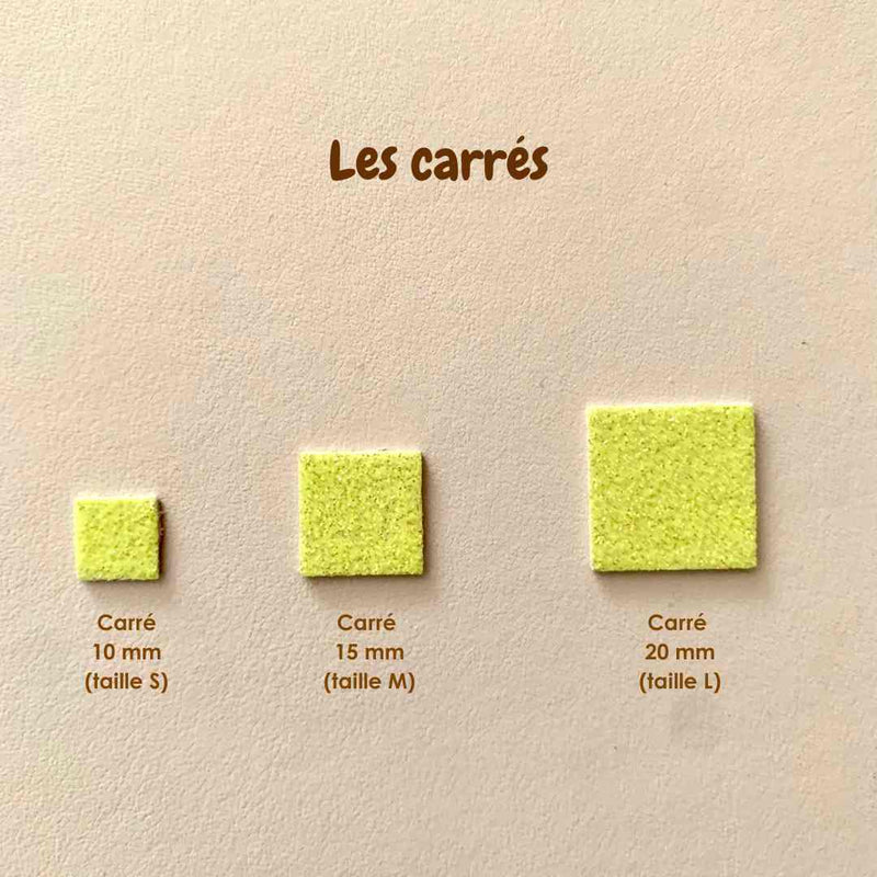 AppleStars jaune soleil : les carrés