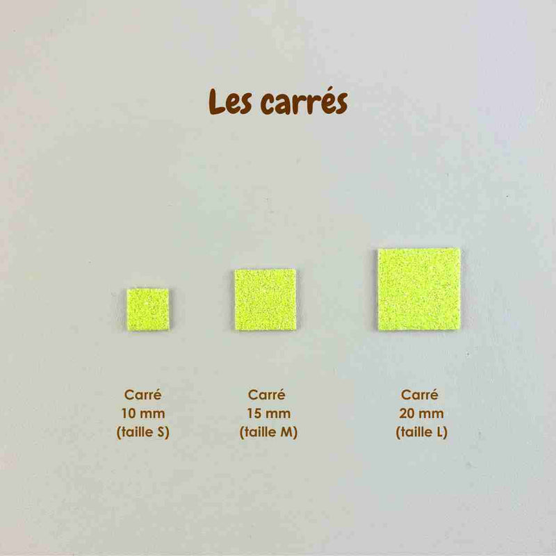 AppleStars jaune soleil : les carrés