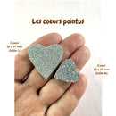 AppleStars Argent : les coeurs pointus