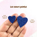 AppleStars bleu : les coeurs pointus