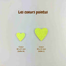 AppleStars jaune soleil : les coeurs pointus