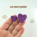 AppleStars Violet : les coeurs pointus