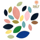 Cuir de pomme lisse : les feuilles