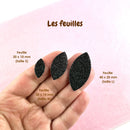 AppleStars noir : les feuilles