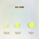 AppleStars jaune citron : les petits ronds
