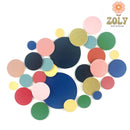 Cuir de pomme lisse : les grands ronds