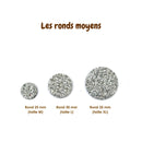 AppleStars Argent : les ronds moyens