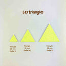 AppleStars jaune soleil : les triangles