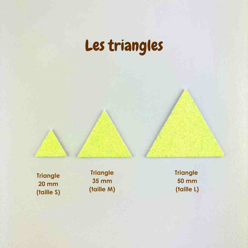 AppleStars jaune soleil : les triangles
