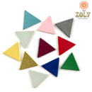 Cuir de pomme lisse : les triangles