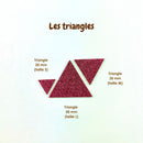 AppleStars Rose : les triangles
