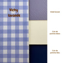 Vichy lavande - Format A5