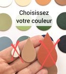 Goutte AppleSkin lisse 35 x 21 mm