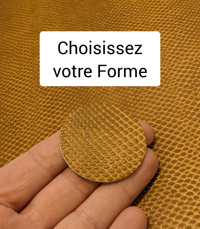 Formes Appleskin motif Serpent caramel beurre salé