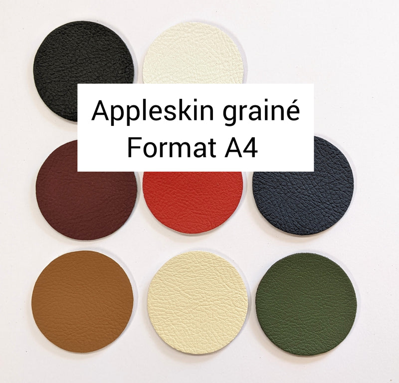 Appleskin grainé format A4