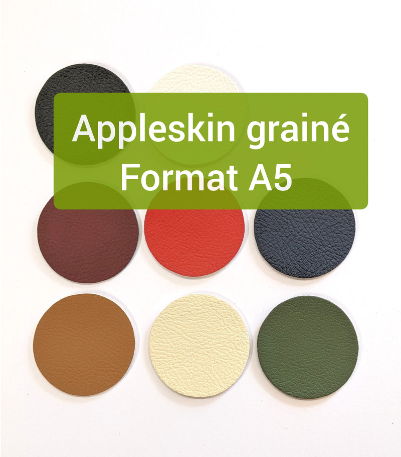 Appleskin grainé format A5