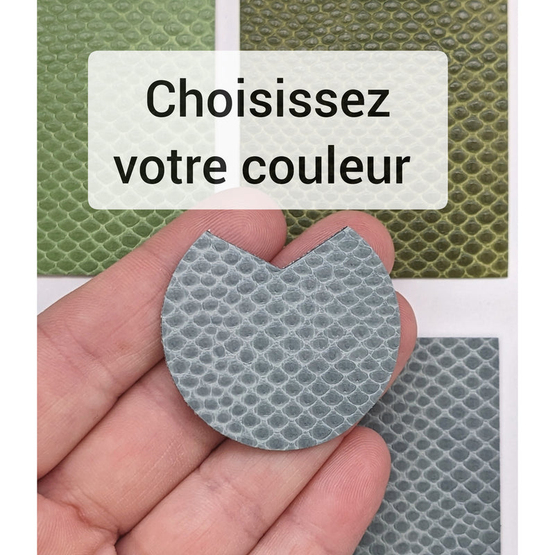 Rond croqué Appleskin motif serpent