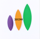 Cuir Navette 38 x 12 mm